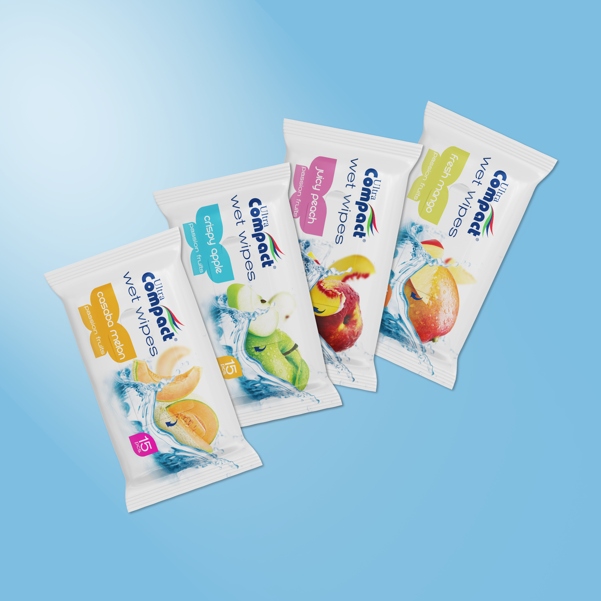 Ultra Compact Pocket Wet Wipes