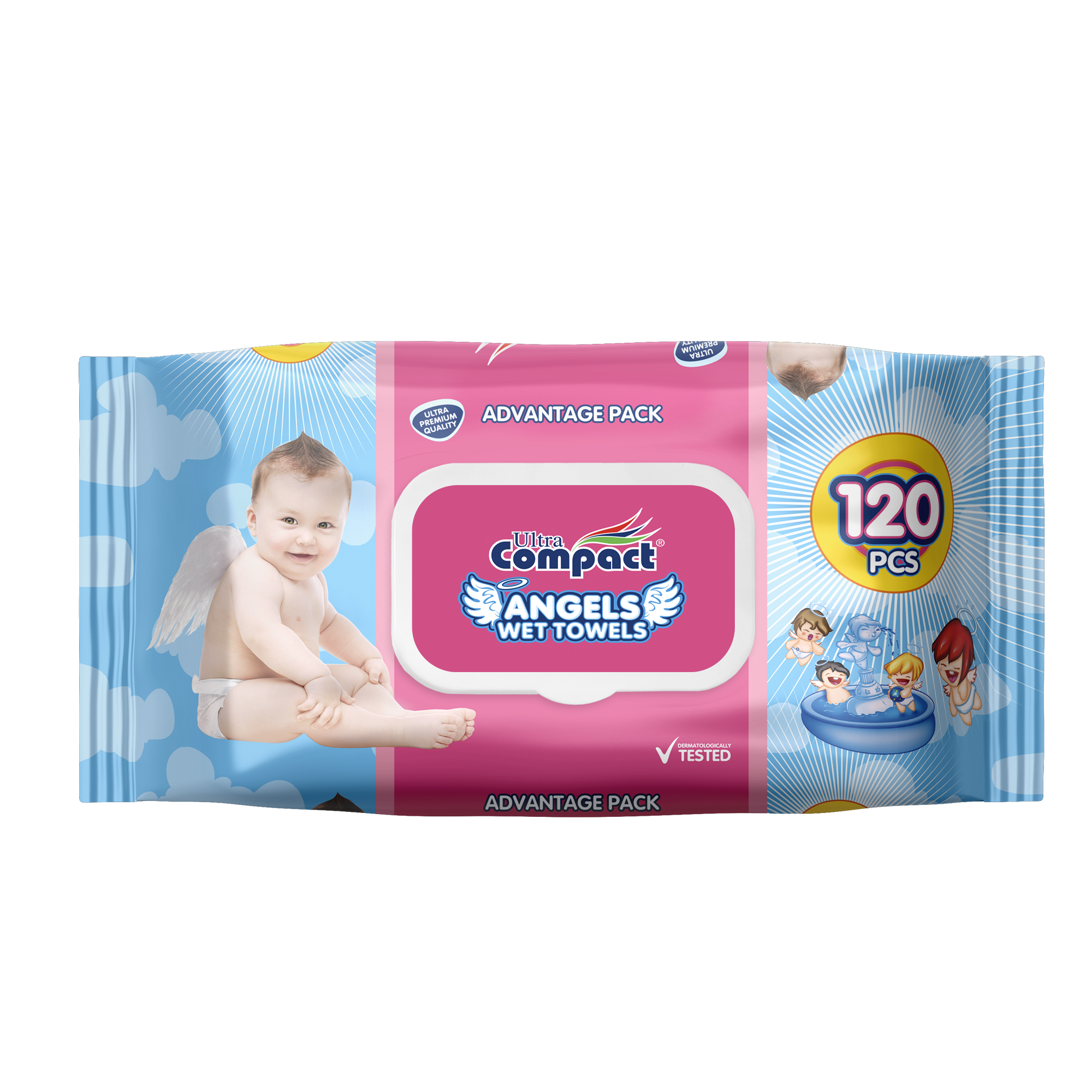 Toallitas Húmedas para Bebé Ultra Compact Angels