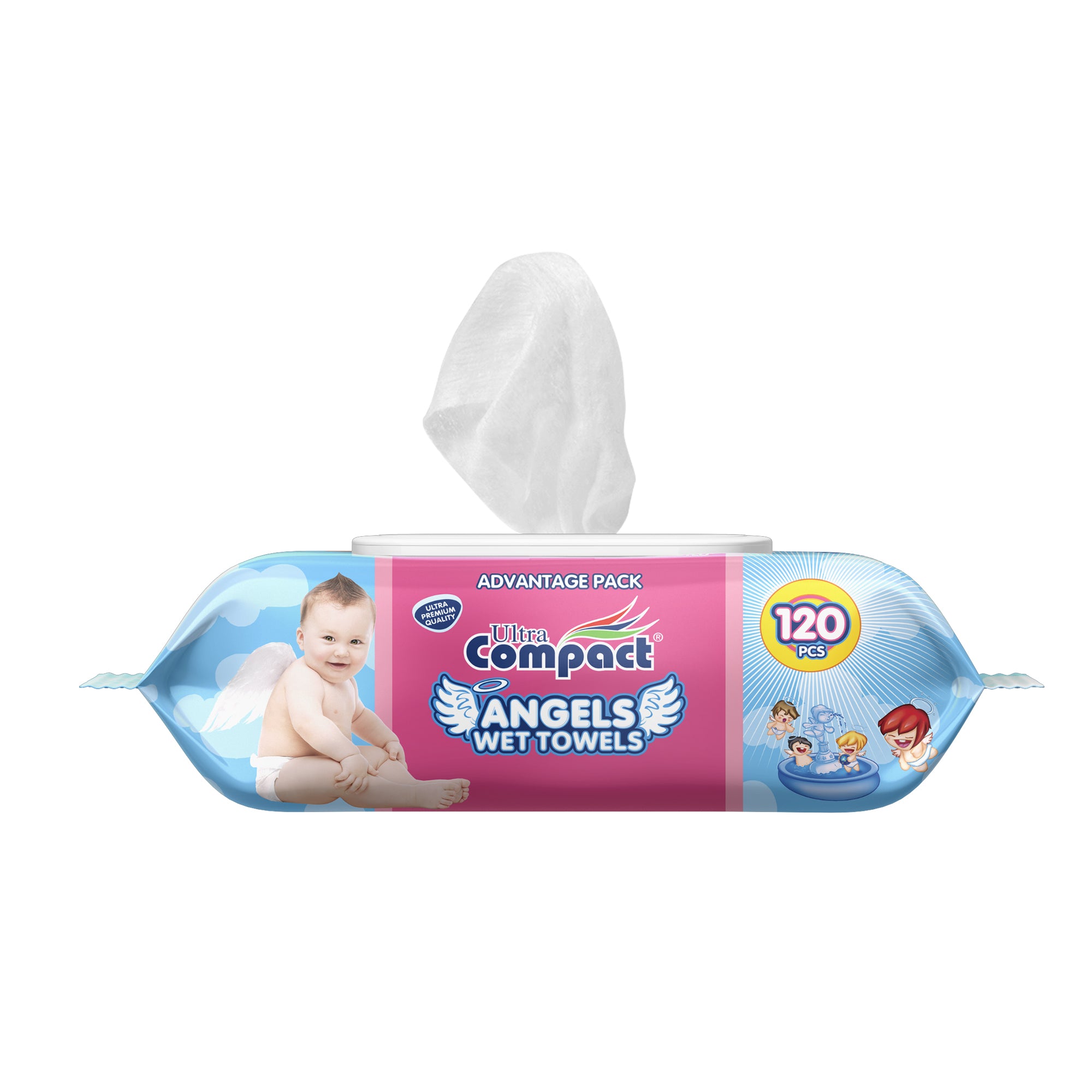 Ultra Compact Angels Baby Wet Wipes