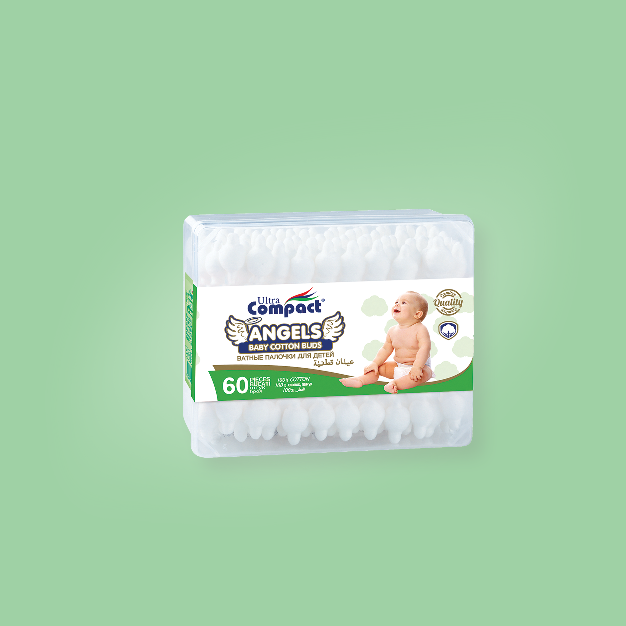 Ultra Compact Baby Cotton Buds