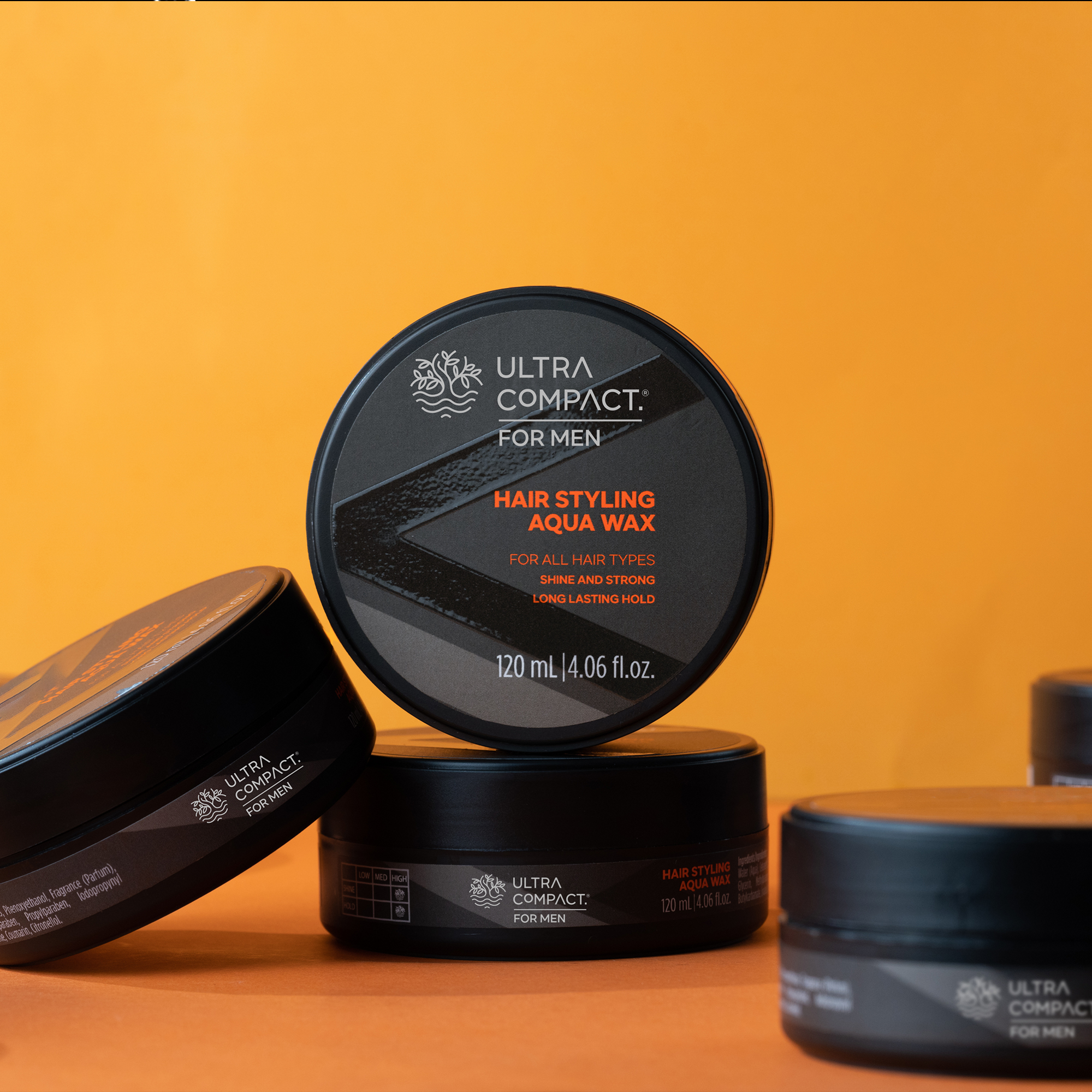 Ultra Compact For Men Hair Styling Aqua Wax