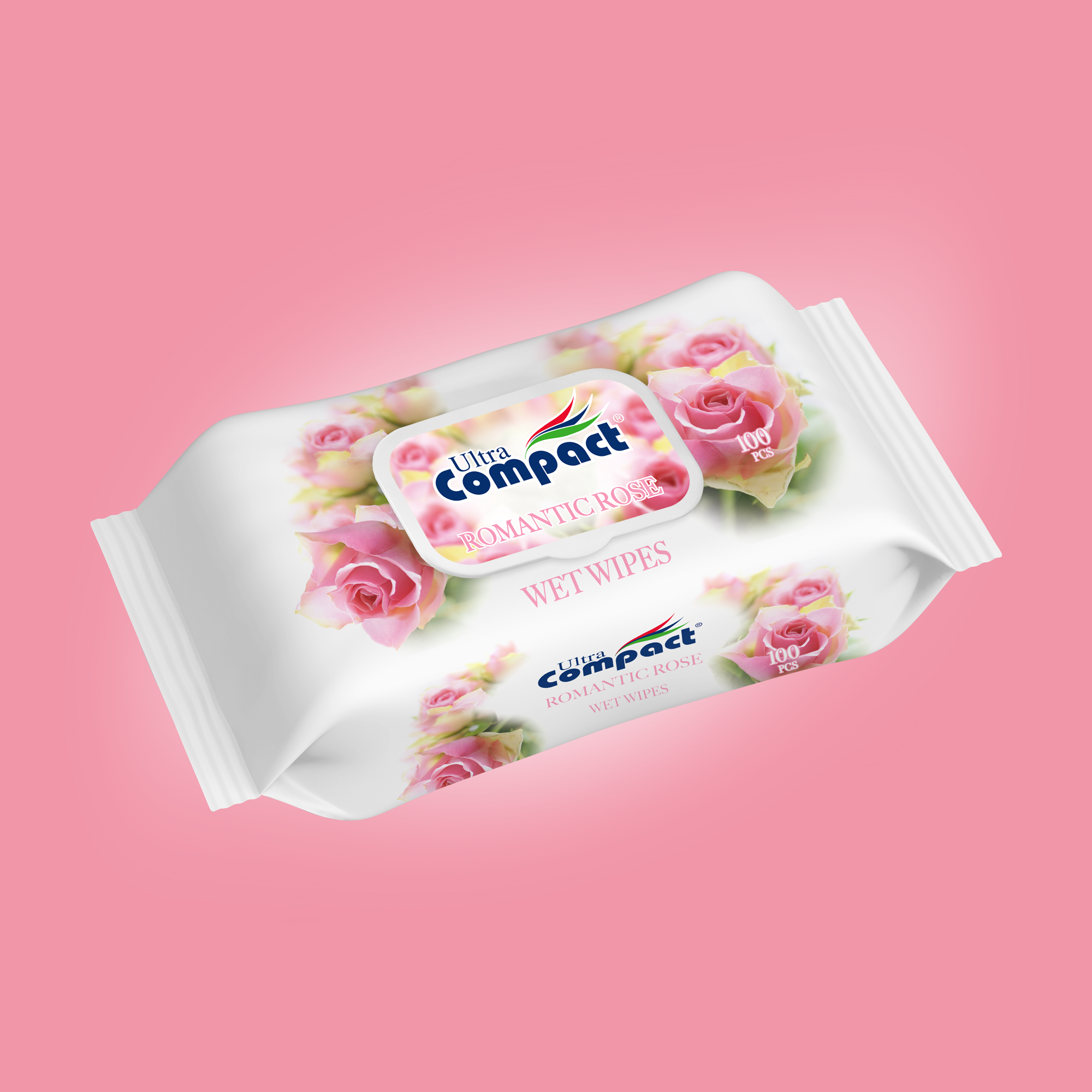 Ultra Compact Влажные Салфетки Romantic Rose