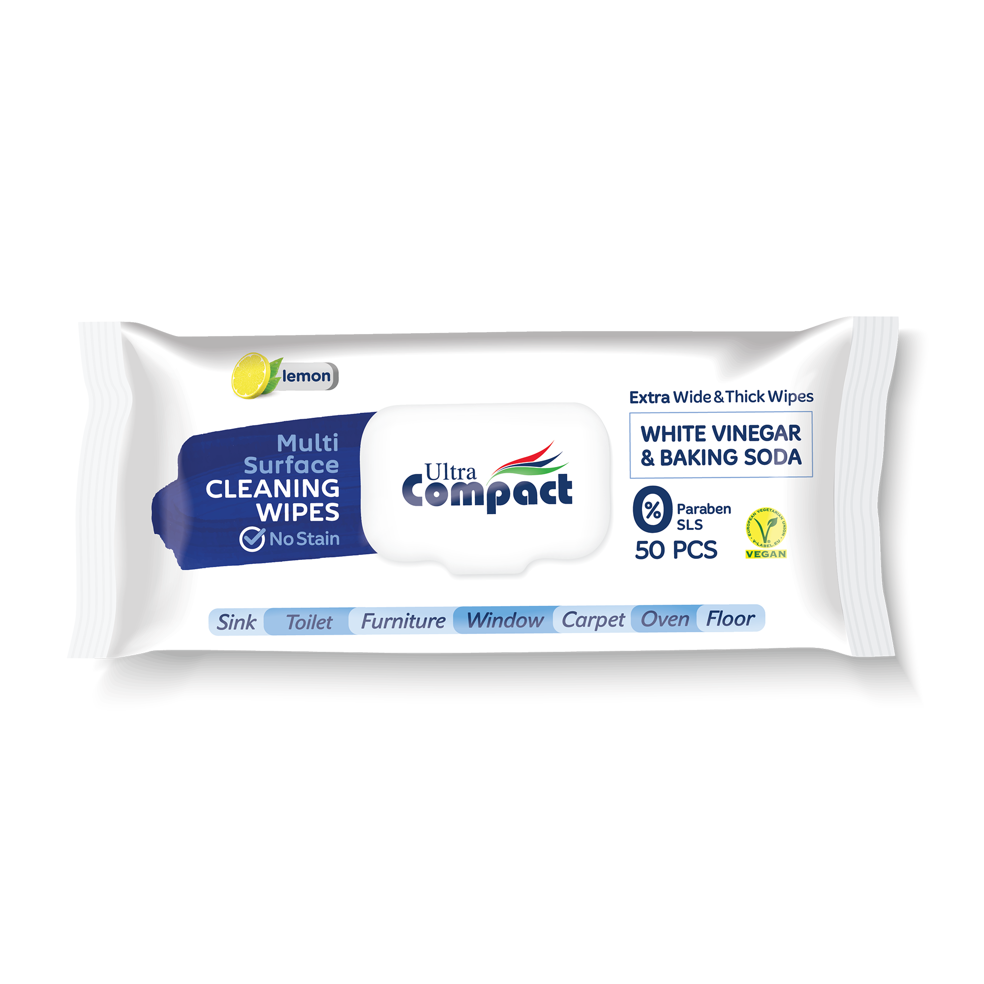 Ultra Compact Multi Surface Cleaning Wipes